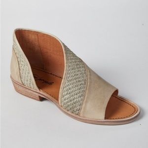 EUC Free People Mont Blanc Leather Sandals (EU 38/US 7.5) Sage